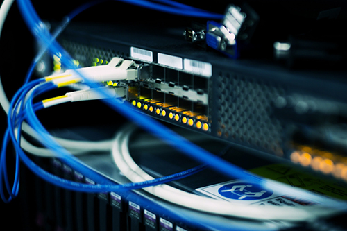 telecommunication devices in the data center