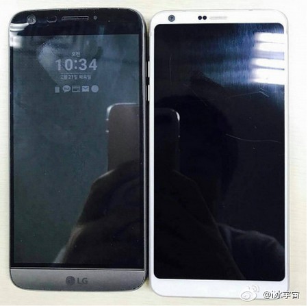 Lộ ảnh thực tế smartphone LG G6 bên cạnh phiên bản “tiền nhiệm” G5