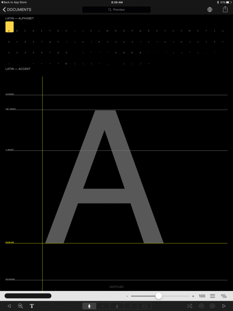 Giao diện iFontMaker