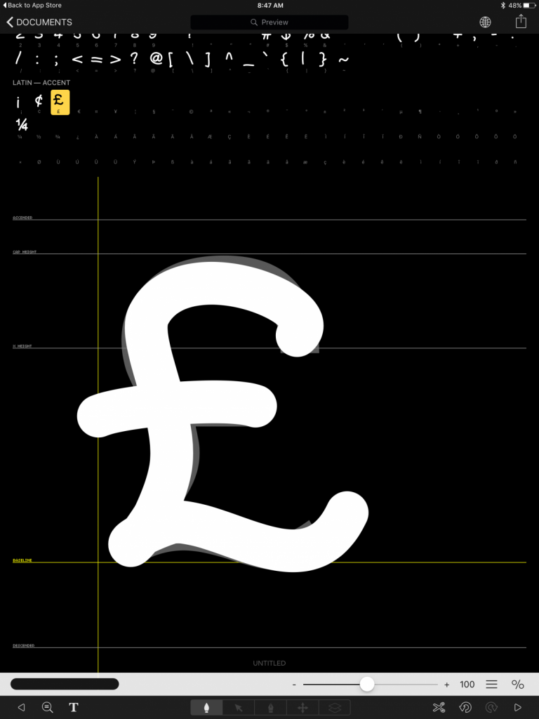 Tạo font cho đơn vị tiền tệ