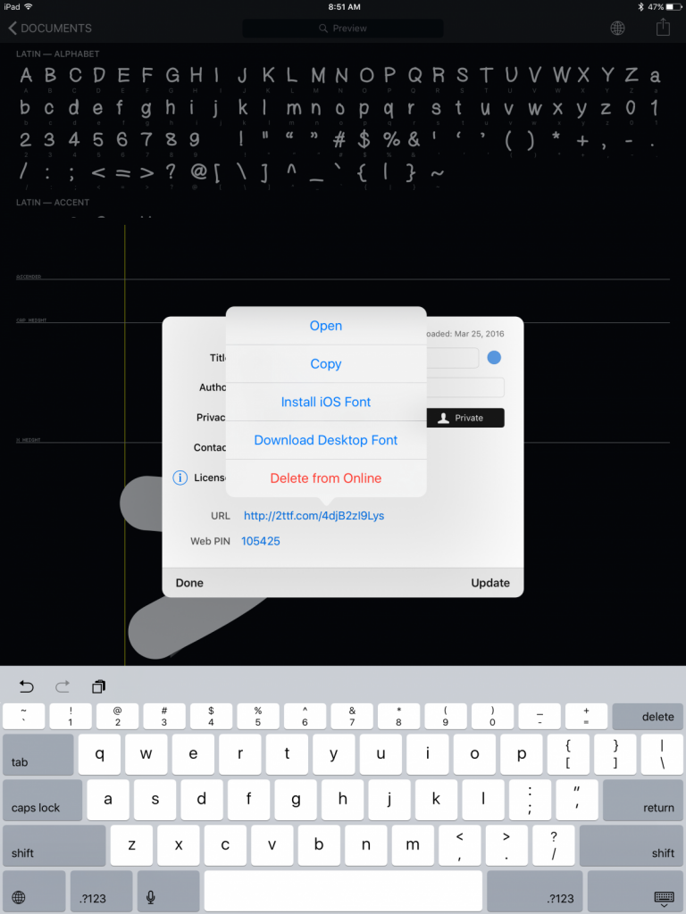 Cài đặt font mới trên iOS hoặc Windows