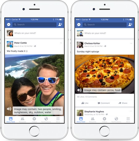 Facebook dùng trí tuệ nhân tạo để giúp người mù có thể “nhìn” hình ảnh