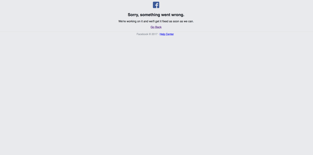 Facebook đột ngột 