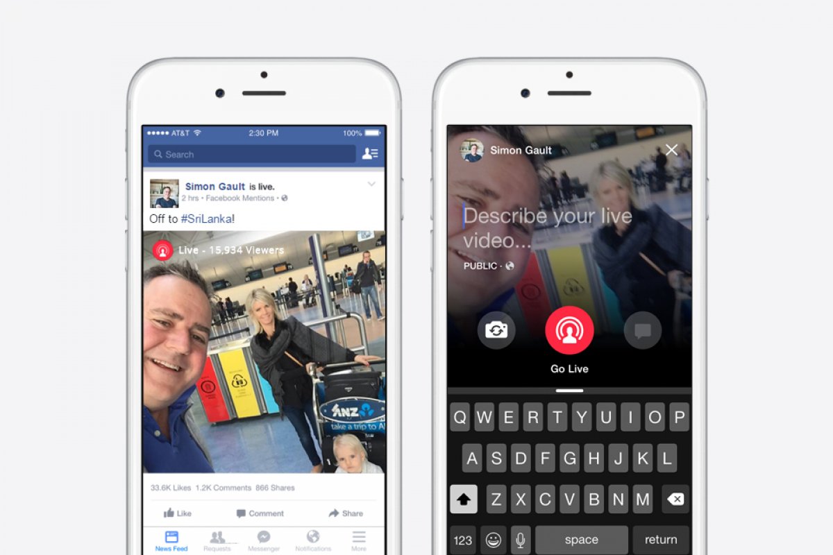 Facebook tung tính năng truyền video trực tiếp dành cho người dùng Việt