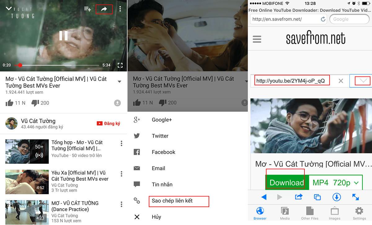Hướng dẫn tải video Facebook về máy iPhone