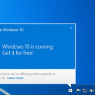 Thông báo nâng cấp Windows 10 gây phiền toái