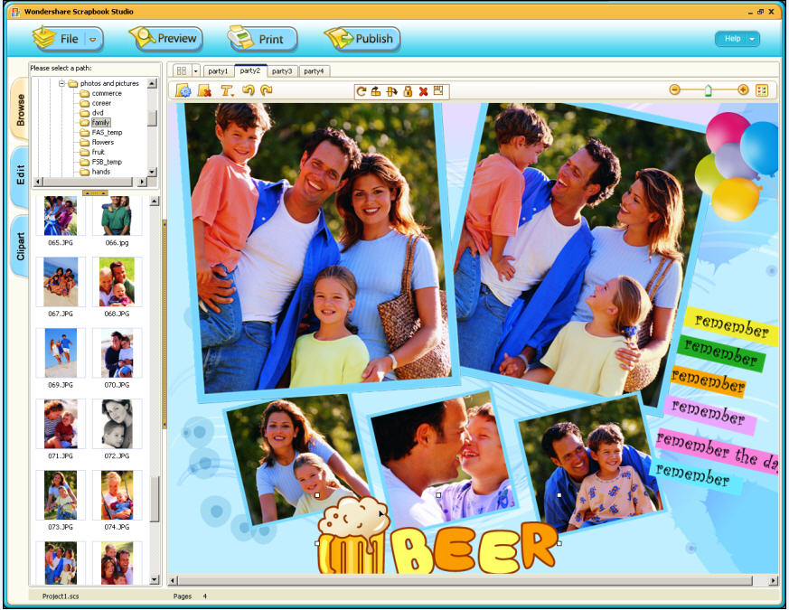 wondershare_scrapbook_studio_1