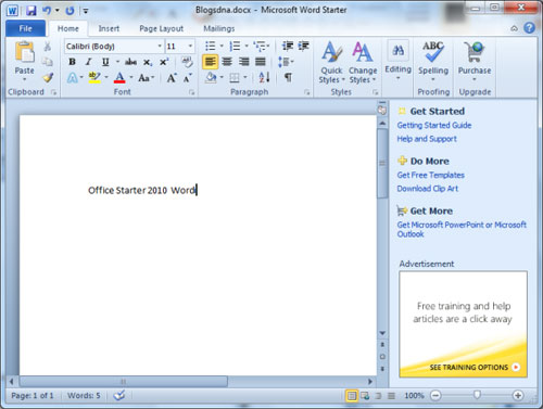 Office-Word-Starter