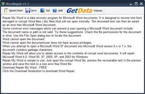 RepairMyWord500