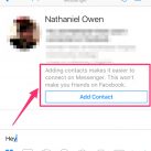 Facebook Messenger thêm tính năng mới cực hay cho người không có nhu cầu kết bạn