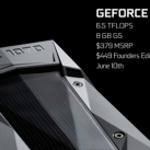 nVidia xác nhận cấu hình card đồ họa GeForce GTX 1070
