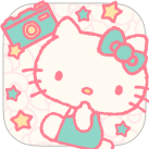 Hello Kitty Collage cute stickers and photo crop app