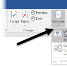 Sử dụng tính năng so sánh và kết hợp tài liệu trong Word