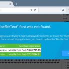 Cảnh báo chiêu lừa đảo ‘yêu cầu cài font chữ’ trên trình duyệt Firefox