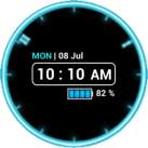 Download Neon Clock Widget [Free]